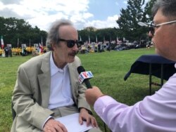 تجمع اعتراضی گروهی از ایرانیان مقابل کنگره