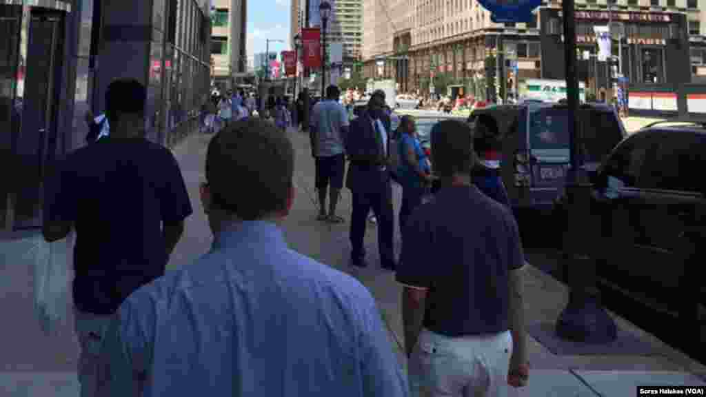 የዲሞክራቲክ ፓርቲ ጉባዔ ዝግጅት በፍላደልፍያ- ፔንስልቫንያ