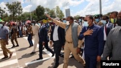 ጠቅላይ ሚኒስትር ዐቢይ አህመድ እና ፕሬዚዳንት ኡሁሩ ኬንያታ 