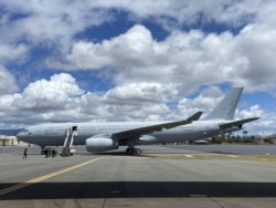 23일 미국 하와이에서 한국군 유해 송환식이 열렸다. 유해는 한국 공군 수송기에 실려 한국으로 귀환했다. 사진제공=제니 진 박사.