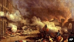 'Empires of Food' author Evan Fraser says the sharp rise in food prices in 2008 and the food riots that followed remind him of the period leading up to the bloody French Revolution. (Prise du palais des Tuileries by Jean Duplessis-Bertaux)