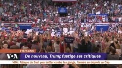 Trump fustige ses critiques