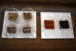 FILE - Marijuana edibles are displayed for sale at the MedMen store in West Hollywood, California, Jan. 2, 2018.