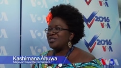 Hira da Kashimana Ahuwa Daya Daga Cikin Magoyan Bayan Bernie Sanders.