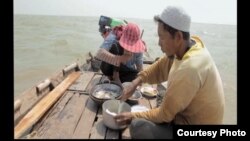 A scene from ' A River Changes Course' film. 