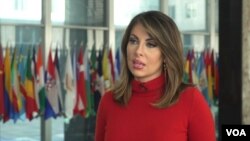 모건 오테이거스 미국 국무부 대변인이 17일 워싱턴 국무부 청사에서 VOA 김영교 기자와 인터뷰했다.
