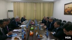 Azərbaycan xarici işlər naziri Elmar Məmmədyarovun Fələstində görüşü