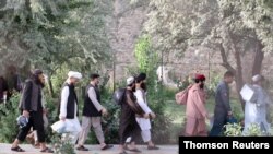 지난해 2월 아프가니스탄 카불 풀레차기 교도소에서 석방된 탈레반 포로들.