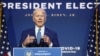 U.S. President-elect Joe Biden speaks to reporters about efforts to confront the coronavirus disease (COVID-19) pandemic after meeting with members of his "Transition COVID-19 Advisory Board" in Wilmington, Delaware, Nov. 9, 2020. 