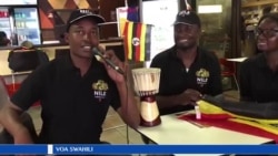 Mashabiki wa soka wa Uganda Cranes wakiwa na matumaini kabla ya kuanza mashindano ya AFCON.