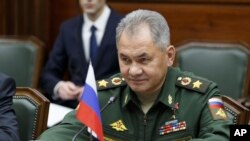 세르게이 쇼이구 러시아 국방장관. 