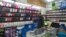 This cell phone shop is in Jubba Value Center Mall, where Somali entrepreneurs have small shops. (Soh/VOA)