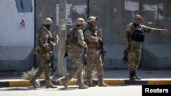Afghan security forces arrive at the site of a blast in Kabul, Afghanistan September 17, 2019. REUTERS/Omar Sobhani.
