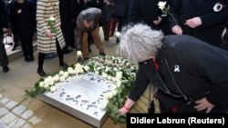 Commémoration des attentats de Bruxelles le 22 mars 2017.