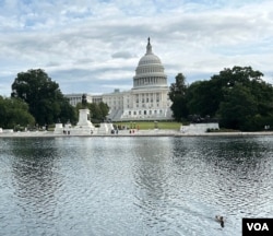 资料照片：美国国会大厦。(2024年9月21日)