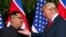 Arhiv - Susret sjevernokorejskog lidera Kim Jong Una i američkog predsjednika Donalda Trumpa u Singapuru, 12. jun. 2018. godina (Foto: AP Photo/Evan Vucci)