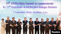 KTT ASEAN-China di Vientiane, Laos, 7 September 2016. (Foto: dok).