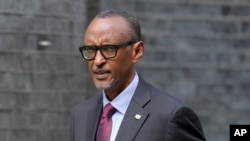 FILE - Rwandan President Paul Kagame, seen here on a visit to London on May 4, 2023, said in an interview published Sept. 19 that he will run for a fourth term next year and declared that "what the West thinks is not my problem."
