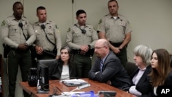 Louise et David Turpin lors de leur audience à Riverside, en Californie, le 18 janvier 2018.