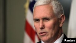 Wakil Presiden Amerika Mike Pence (Foto: dok).
