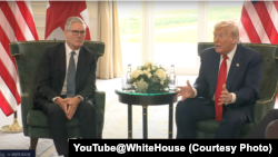 2025年7月28日，美国总统特朗普与英国首相斯塔默在苏格兰举行双边会晤。