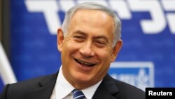 Perdana Menteri Israel Benjamin Netanyahu di gedung parlemen di Yerusalem. (Foto: Dok)