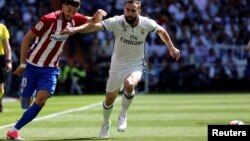 Le joueur du Real Madrid Dani Carvajal, à Madrid, le 8 avril 2017.