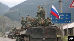 Ruski vojnici u Južnoj Osetiji, 8. avgust, 2008