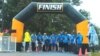 The Ahmadiyya Muslim Youth Association hosted a 5K run/walk to raise money for a local food bank and an international charity in Washington, D.C., Oct. 1, 2016. It was chilly; most runners dressed in black sweatpants and blue T-shirts. 
