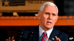 Wakil Presiden Amerika Mike Pence akan melawat ke Jepang dan Indonesia bulan depan (foto: dok).