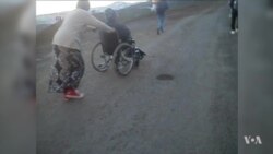 Disabled Syrian Refugees Flee IS Across Mountains ‘Strapped to Horse’