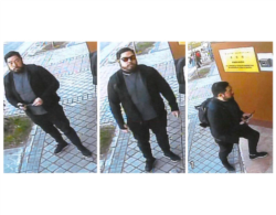 지난 2019년 2월 스페인 주재 북한대사관에 들어갈 때 CCTV에 찍힌 크리스토퍼 안. 안 씨의 변호사가 미 연방법원에 제출한 보석 재심신청서에 첨부한 사진이다.