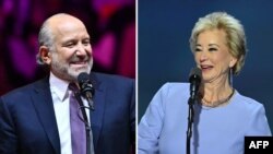 하워드 러트닉 미국 상무부 장관 지명자 · 린다 맥마흔 미국 교육부 장관 지명자