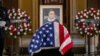 Justice Ruth Bader Ginsburg lies in state in Statuary Hall of the U.S. Capitol in Washington on Sept. 25, 2020. 