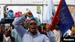 Une manifestation contre l'accord conclu entre le Somaliland et l'Éthiopie.