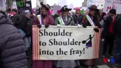 Vashingtonda ayollar marshi: tadbir qanday o'tdi?