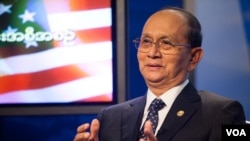 Birma prezidenti Teyn Sheyn "Amerika Ovozi"da, 19-may, 2013-yil