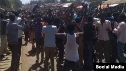 በየካቲት ወር በሂርና የተደረገ ተቃውሞ