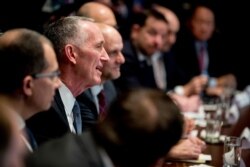 In this Monday, March 2, 2020 file photo, Gilead Sciences CEO Daniel O'Day speaks at a meeting with President Donald Trump, members of the Coronavirus Task Force, and pharmaceutical executives in the Cabinet Room of the White House.