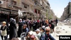 Suriyadagi "Yarmuk" falastinlik qochqinlar lageri