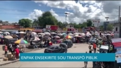 Chofè Transpò Piblik Oblije Pran Wout Pa Bwa pou Fè Trajè ant Pòtoprens ak vil nan Nò a