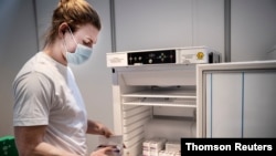 FILE PHOTO: AstraZeneca coronavirus vaccination in Copenhagen, Denmark. Danish Health Minister said the stoppage was a ‘precautionary measure, and it was not possible yet to conclude whether clots were linked to the vaccine.