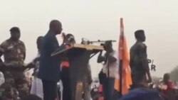 Tchad‬ meeting de Saleh Kebzabo à la place de la Nation, N'Djamena.