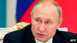 Presiden Rusia Vladimir Putin di Kremlin, Moskow, 11 Desember 2019. (Foto: dok)