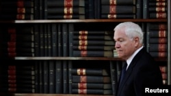 前美国国防部长盖茨资料照片。