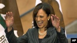 FILE - California Attorney General Kamala Harris.