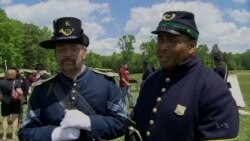 Re-enactors Celebrate African-American Contribution to US Civil War