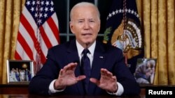 Pour sa seconde adresse à la nation depuis le Bureau ovale, ce cadre présidentiel entre tous, Joe Bidsen n'a pas lésiné sur l'emphase.