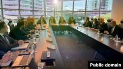 Azərbaycan, Gürcüstan, Türkiyə və Bolqarıstan nümayəndə heyətləri (Mənbə: Energetika Nazirliyi)