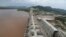 FILE - Ethiopia's Grand Renaissance Dam is seen as it undergoes construction work on the river Nile in Guba Woreda, Benishangul Gumuz Region, Ethiopia, Sept. 26, 2019. 